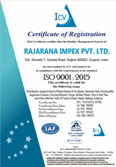 ISO 9001:2015 Certificate